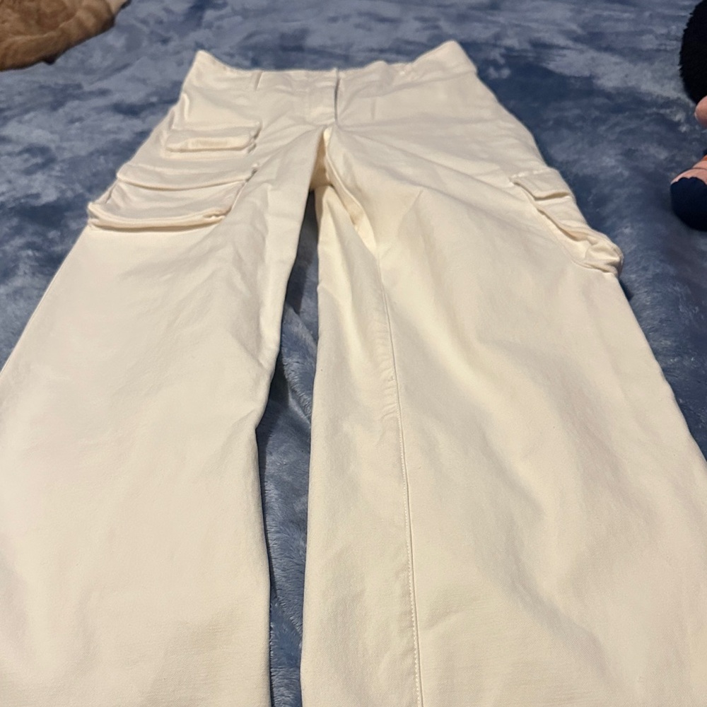 Wilfred Cream Flare & Wide Leg Jeans